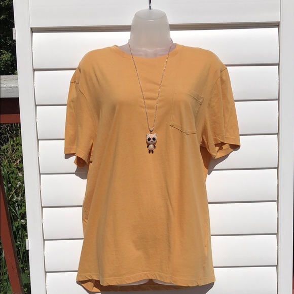 J. Crew Factory Tops - J. Crew Factory Yellow Gold Short Sleeve Tee